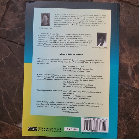 Obsessive Compulsive Disorder The Latest Assessment & Treatment Strategies NEW - Picture 2 of 3